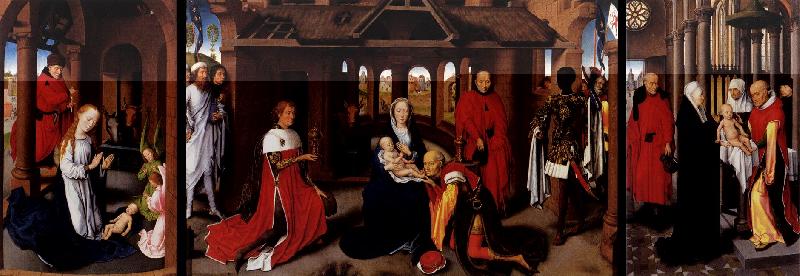 MEMLING, Hans Wings of a Triptych sh oil painting picture